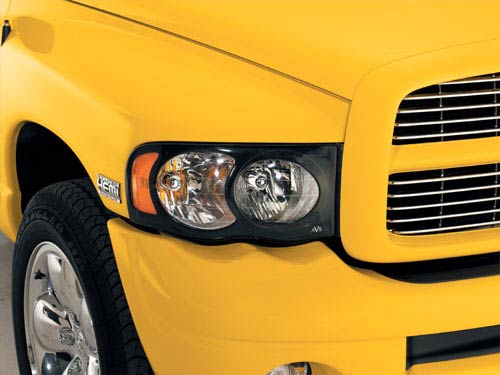 Auto VentShade Projectorz Headlight Covers 02-05 Dodge Ram - Click Image to Close